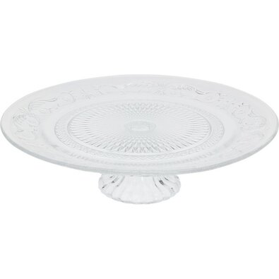 Patera szklana do ciasta, śr. 25 cm