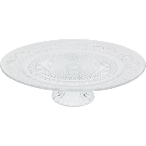 Tortenplatte aus Glas, Durchmesser 25 cm