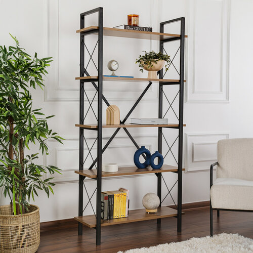 Regál Elysian Walnut and Black