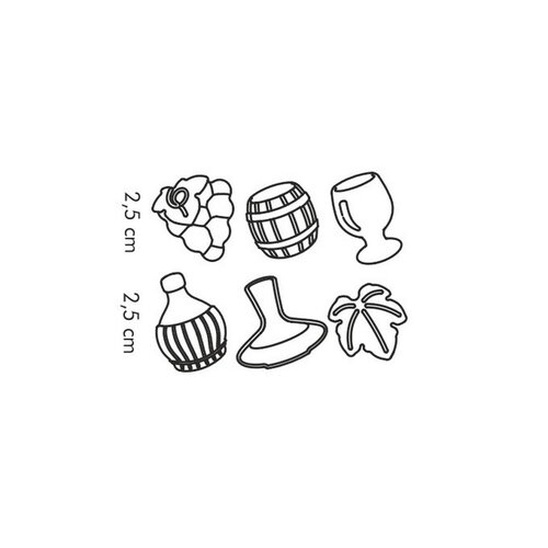 TESCOMA myDRINK značky na vínne poháre 12 ks
