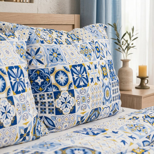 4Home Azul krepp ágyneműhuzat, 140 x 200 cm, 70 x 90 cm