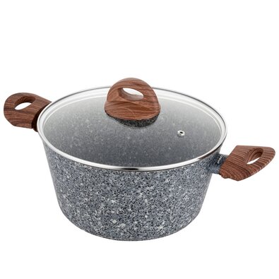 Florina Lonec s pokrovom Master MG, 24 cm, 4,1 l,siva