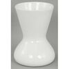 Kerámia váza Romille fehér,  15,5 x 11 cm