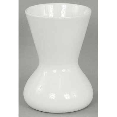 Kerámia váza Romille fehér,  15,5 x 11 cm