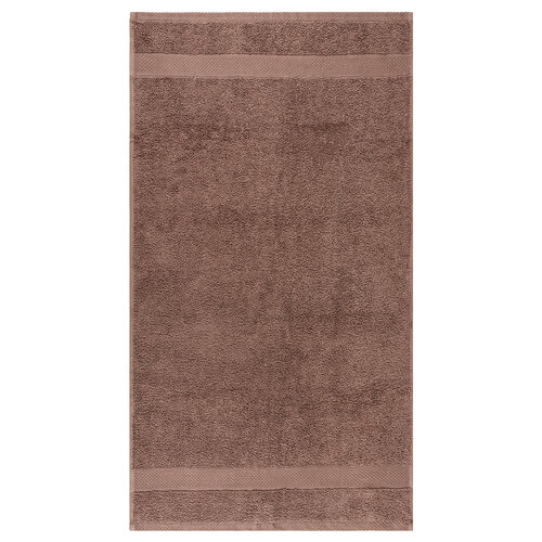 Ręcznik Olivia brązowy, 50 x 90 cm
