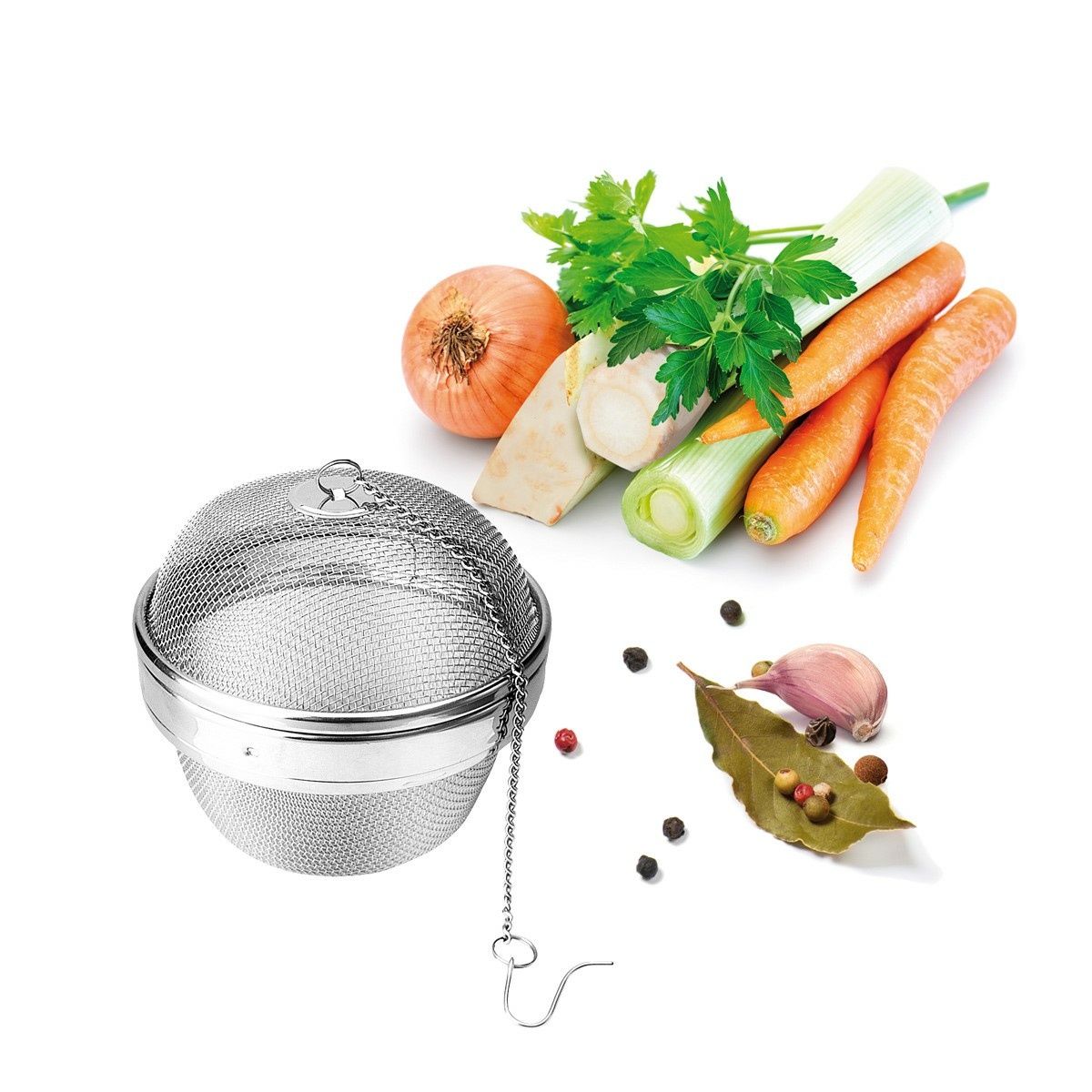 Tescoma GrandCHEF kifőző kosár, 10 cm, 10 cm átmérőjű, 10 cm átmérőjű termék 2. képe