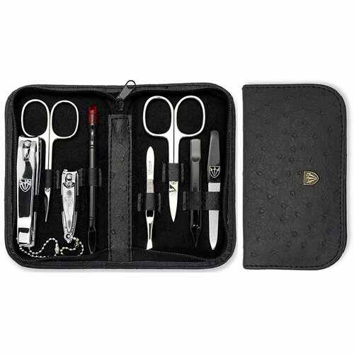 Kellermann 5220 set za manikura, vzorec nožnakoža, črna