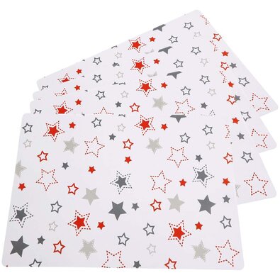 Altom Vianočné prestieranie Zimné radovánky Vločky, 28 x 43 cm, sada 4 ks