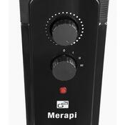 G21 Olejový radiátor Merapi, 11 žeber, 2500 W, černá