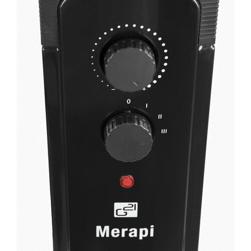 G21 Olejový radiátor Merapi, 11 žeber, 2500 W, černá