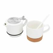 Florina Porcelánová kanvička so šálkou TEA FOR ONE