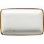 Mäser Прямокутна таця Pintar White коричневі крапки 21 x 13 x 3 см