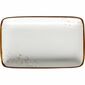 Mäser Прямокутна таця Pintar White коричневі крапки 21 x 13 x 3 см