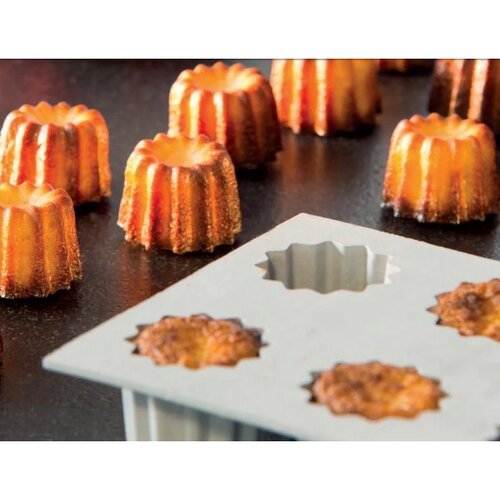 De Buyer 1856.21D forma silikonowa Mini Canelés, 20 szt.