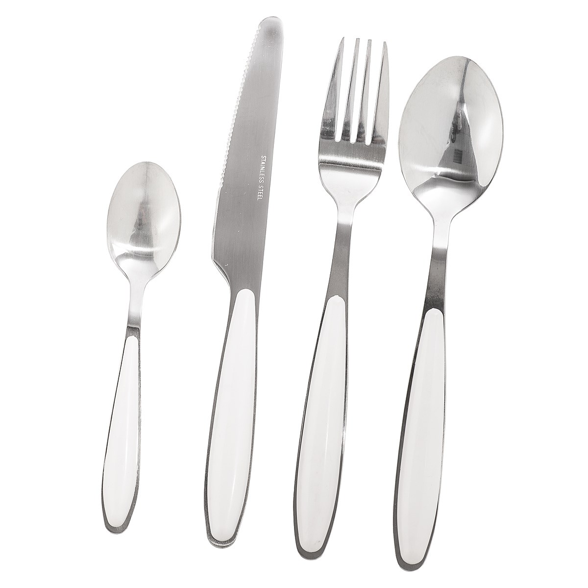 16-dielna sada príborov Cutlery, biela,