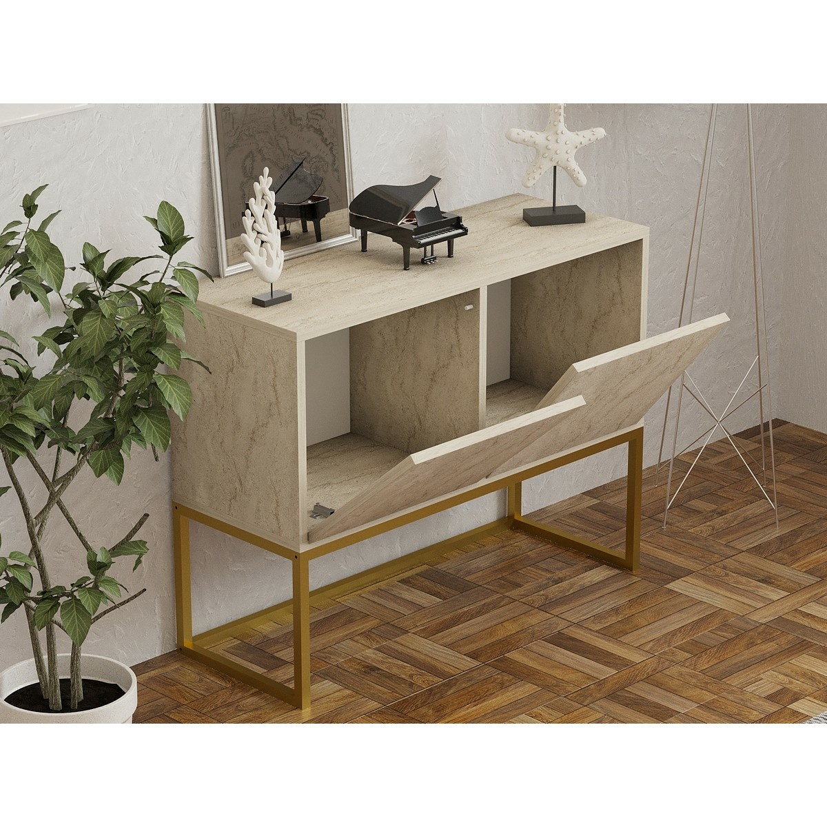Skrinka Zermat Travertine