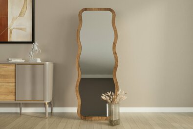 Spiegel Aror Walnuss 50 x 160 cm