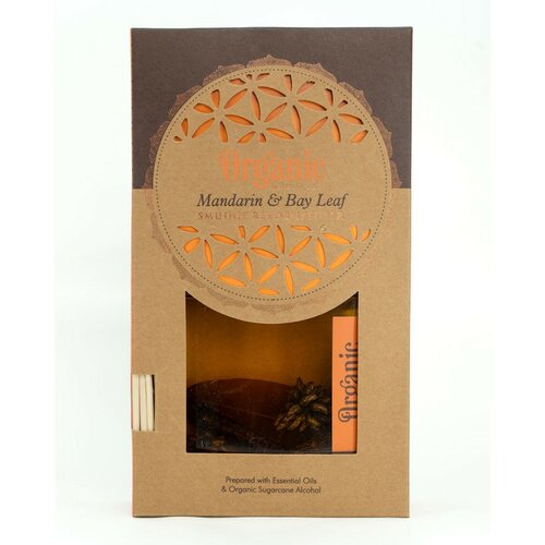 Органічний дифузор Mandarin & Bayleaf 150 мл з паличками