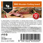 Placă din lemn Happy Green BBQ, 22 cm