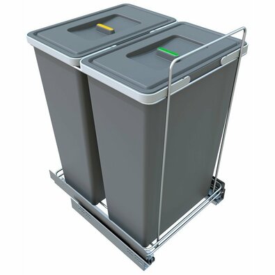 Elletipi ECOFIL beépíthető szemetes, 35 + 35 l