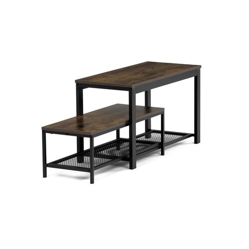 Schuhregal, 2-teiliges Set, Altholz