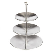 Tavă din inox cu 3 nivele Tavă din inox cu 3 nivele