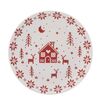 Altom Porcelanasti desertni krožnik Grenlandia 20cm, rdeč