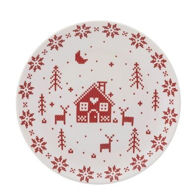 Altom Porcelanasti desertni krožnik Grenlandia 20cm, rdeč