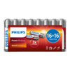 Philips Batéria AAA 1,5 V Power Alkaline, 32 ks