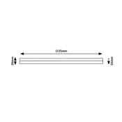 Rabalux 78051 podlinkové LED svietidlo Band 2, 113,5 cm, čierna