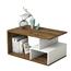 Couchtisch Arte White and Dark Walnut