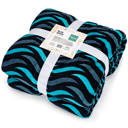 Pătură din imitație blănță 4Home Blue Wave, 150 x 200 cm