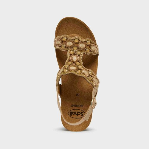 Sandále Scholl Lerici T-Bar beige, veľkosť 37