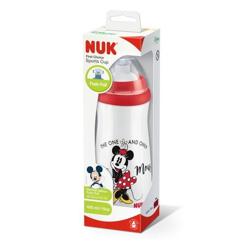 NUK First Choice Fľaša Sports Cup DISNEY Mickey, 450 ml