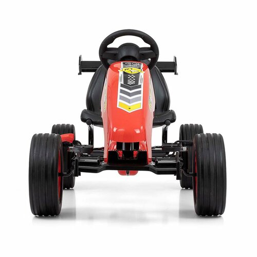 Milly Mally Quadricycle gokart rakéta, piros