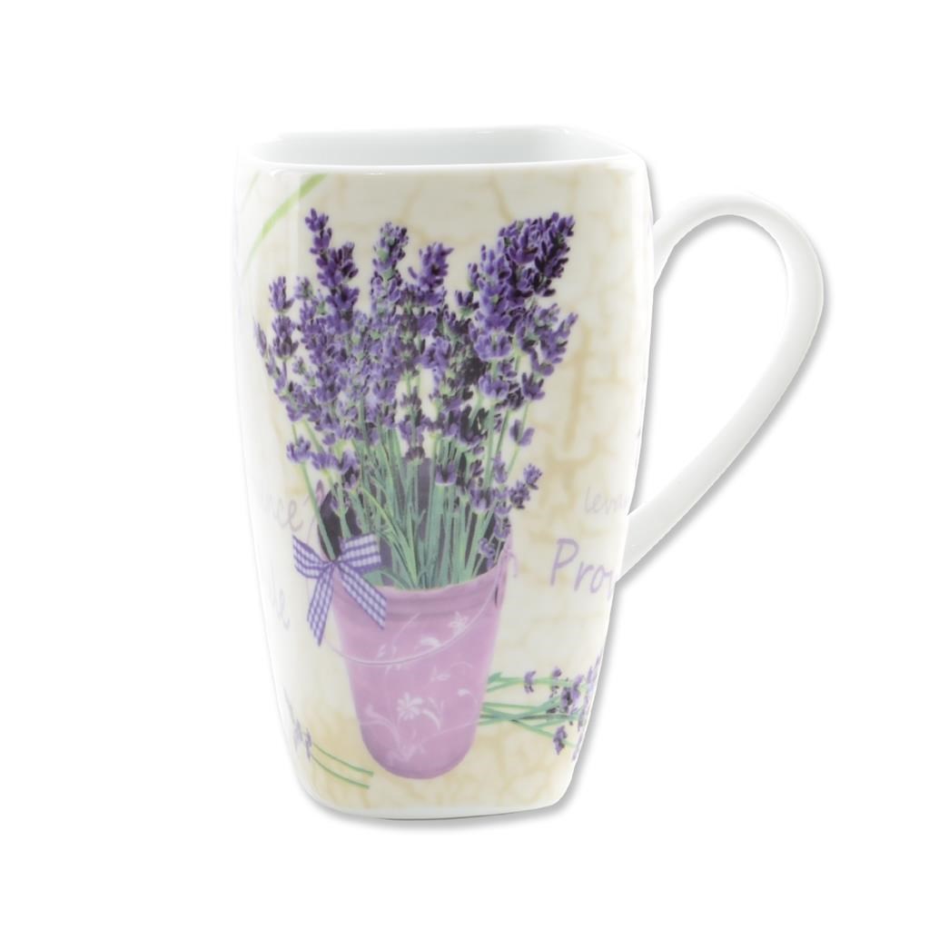 Orion Porcelánový hrnček Levanduľa, 600 ml