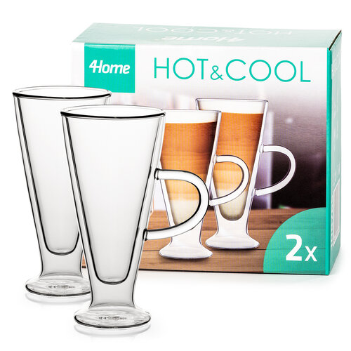 4Home Szklanka termiczna Latte Elegante Hot&Cool 230 ml, 2 szt.