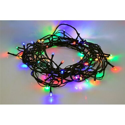 Solight Vánoční světelný řetěz barevný, 120 LED