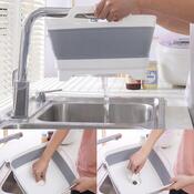4Home Складаний силіконовий умивальник Clean з відтоком