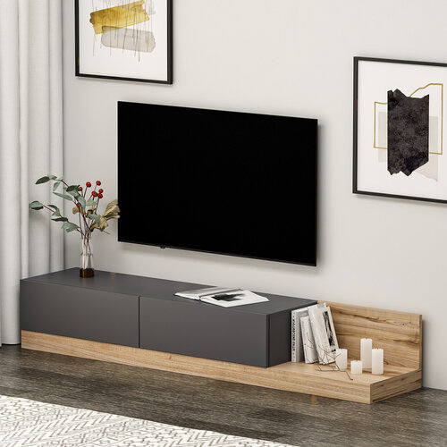 Stolik pod telewizor Major Anthracite