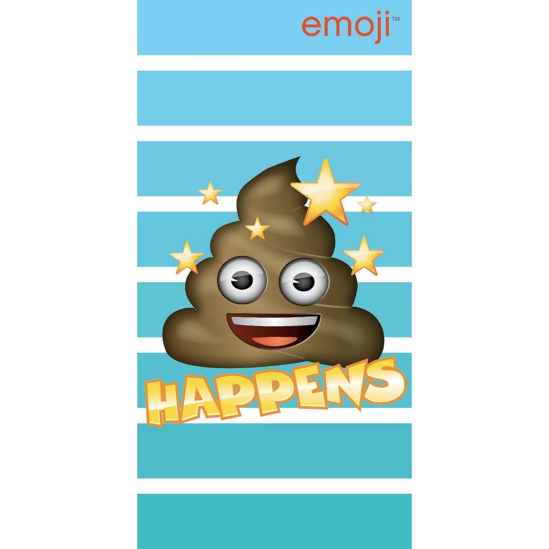 Jerry Fabrics Osuška Emoji Happens, 70 x 140 cm
