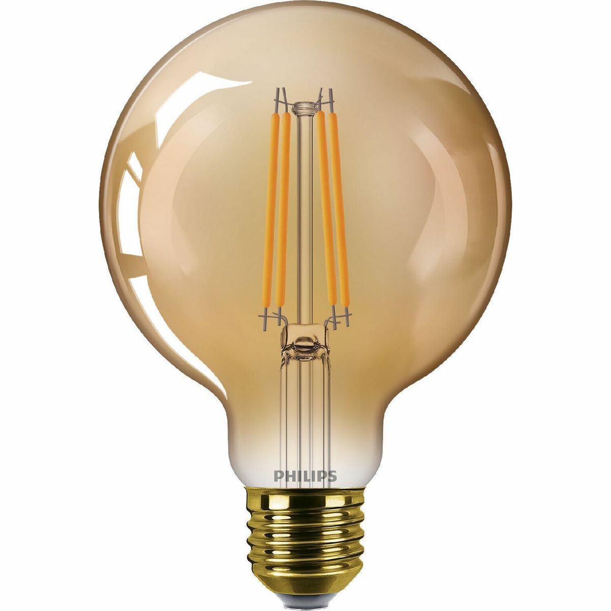 Philips Żarówka LED E27 G95 3,1 W (25 W) 1800 K bez możliwości ściemniania, bursztynowy