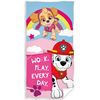 Kinderbadetuch PAW Patrol Erst Arbeit, dann Spaß, 70 x 140 cm