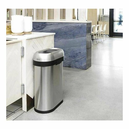 Simplehuman Odpadkový koš pro obchodní prostory 50 l, nerez - thumb (5)