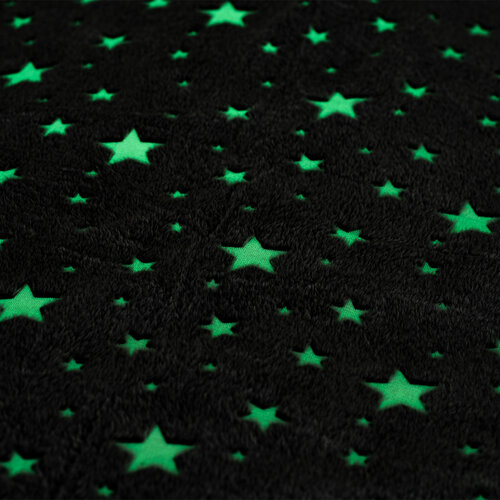 4Home Povlak na polštářek Stars svíticí modrá, 40 x 40 cm
