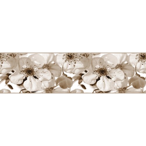 Alma virágok öntapadós bordűr tapéta, 500 x 14 cm