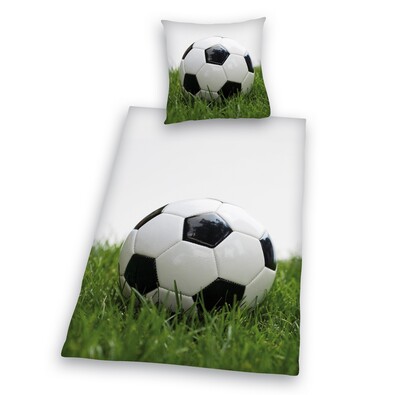 Pościel bawełniana Football, 140 x 200 cm, 70 x 90 cm