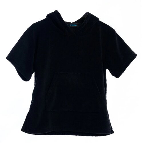 Towee Surf poncho MONO fekete, 60 x 80 cm