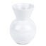 StarDeco Wazon z ceramiki biały, 18 cm