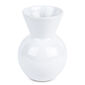 StarDeco Keramická váza biela, 18 cm